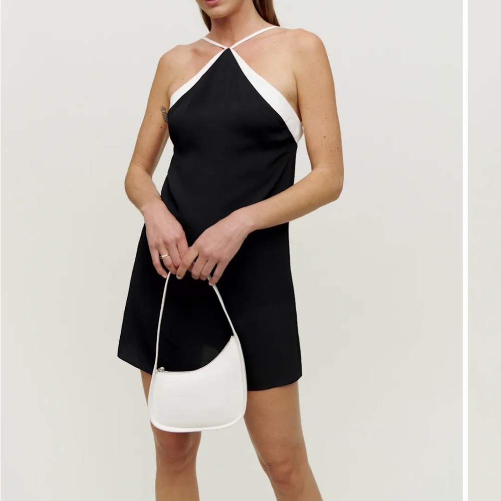 Reformation Polka Linen Dress